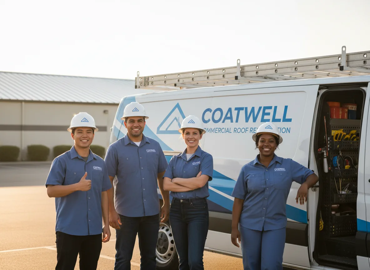 Commercial roof coating company in Loveville, MD